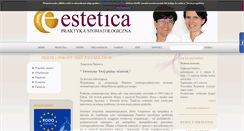 Desktop Screenshot of esteticagdynia.pl